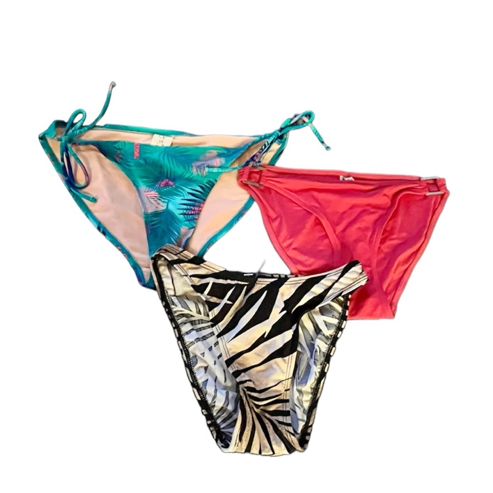 Lot of 3 bikini bottoms